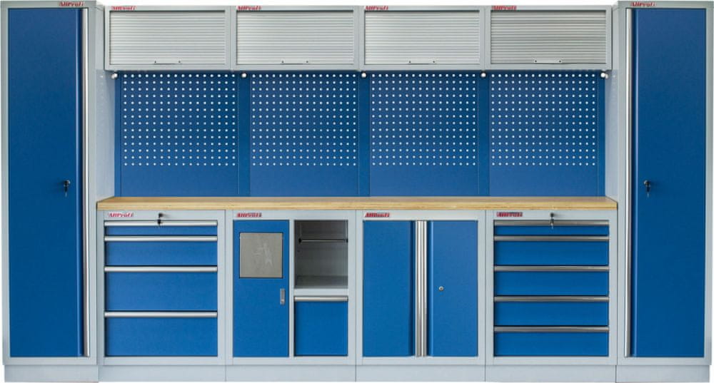 AHProfi Kvalitný PROFI BLUE dielenský nábytok 3920 x 495 x 2000 mm - MTGS1301AP